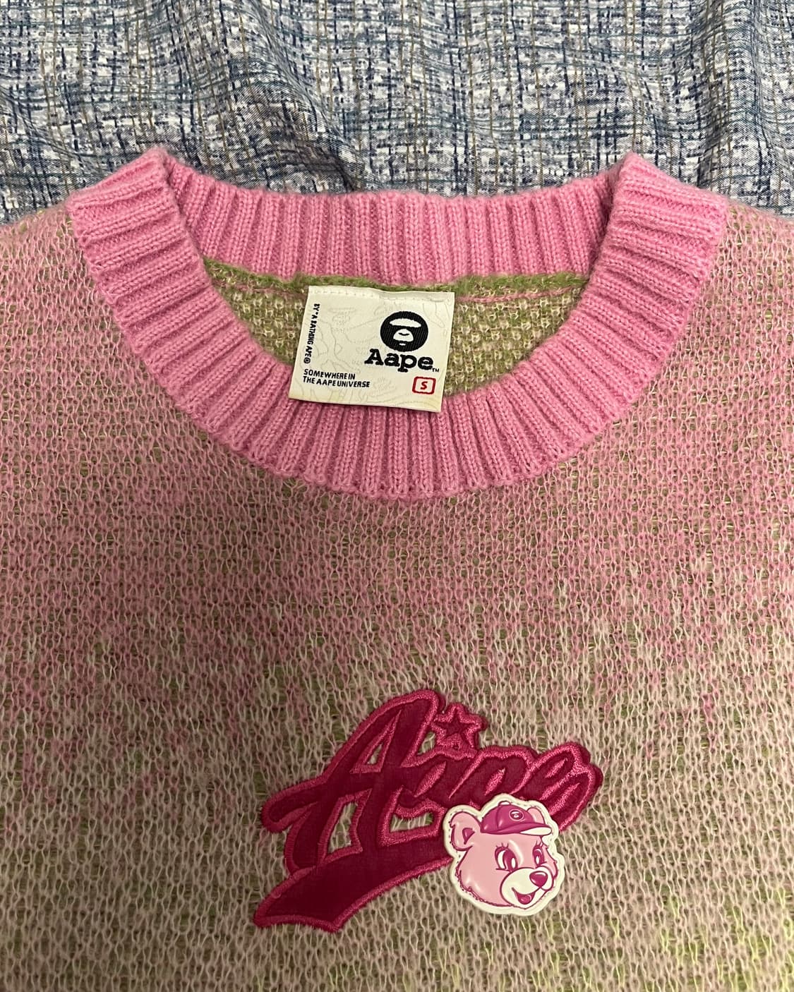 AAPE EMBROIDERED JACQUARD SWEATER 상품이미지2