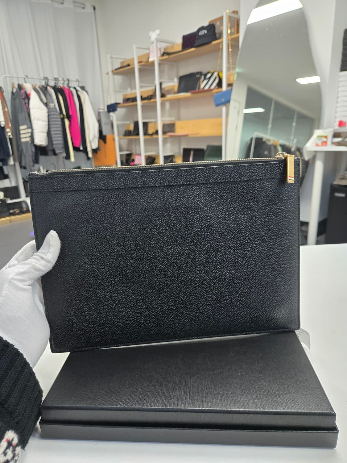 [A급컨디션] 톰브라운 클러치백 상품이미지2