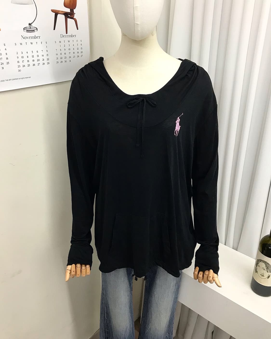 폴로 빅포니 후드 롱슬리브 긴팔티 상품이미지8