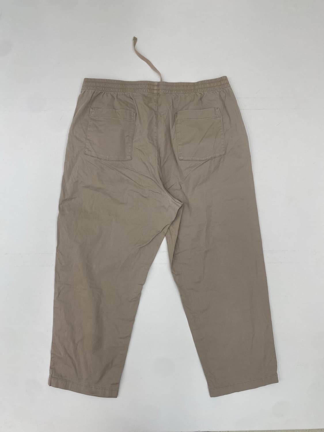 유니클로 베이지 밴딩 면바지 3XL 상품이미지2