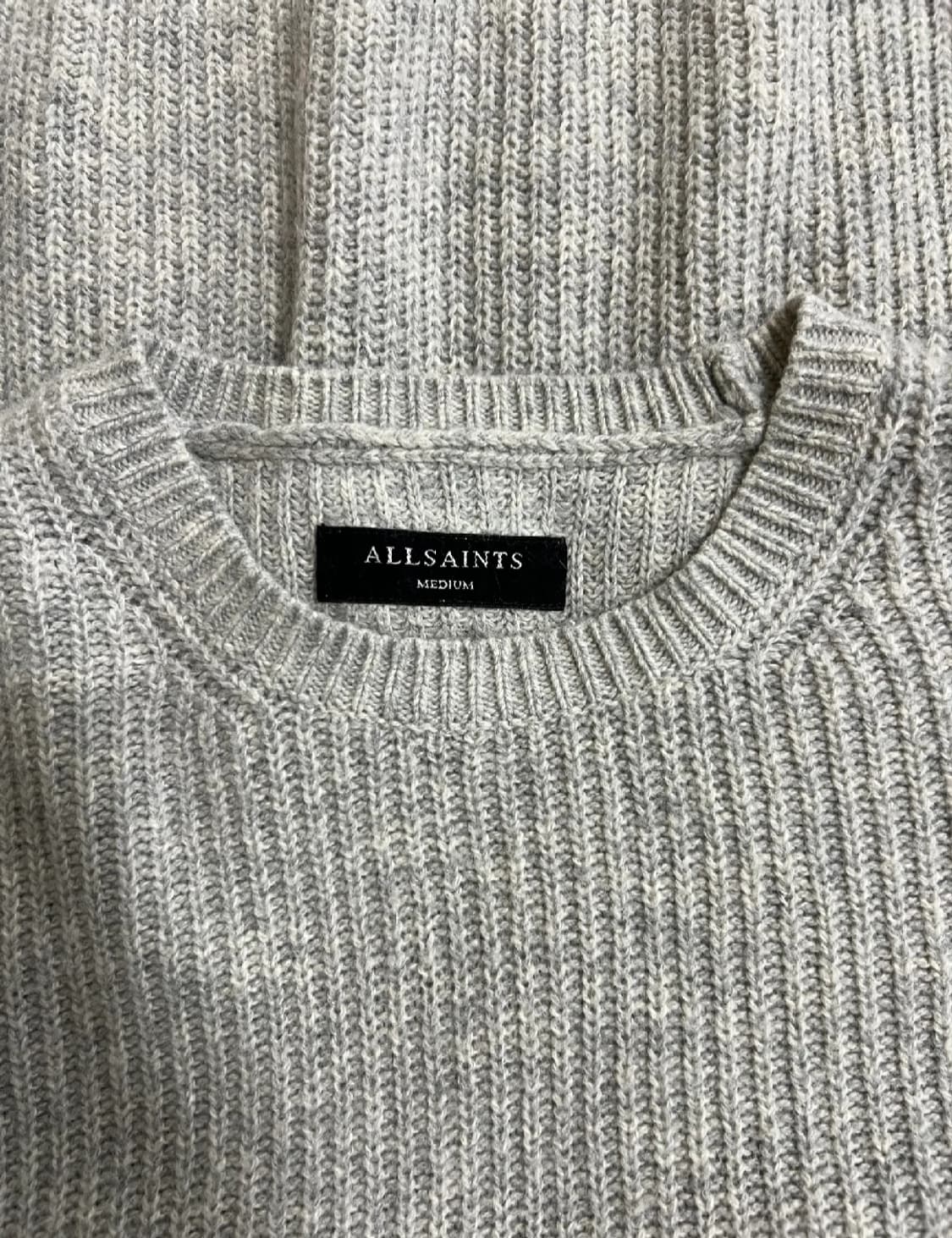 올세인츠 남성 그레이 라운드울니트

 상품이미지3