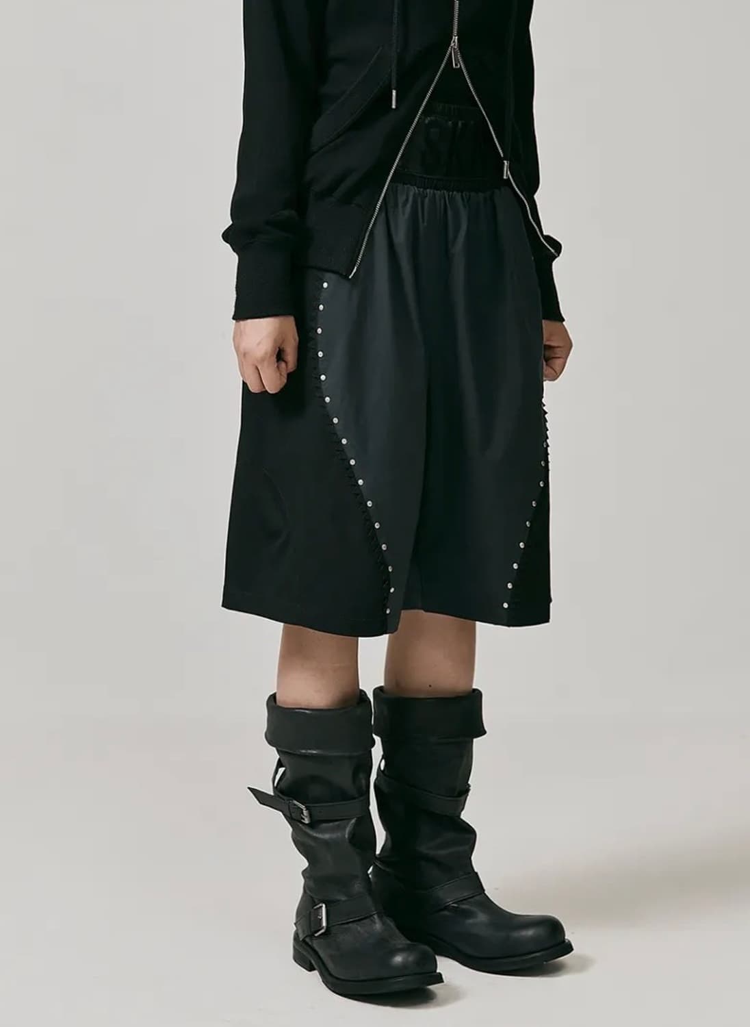 네거티브 쓰리 슬라우치 부츠 워시드 블랙 Washed Black 상품이미지4