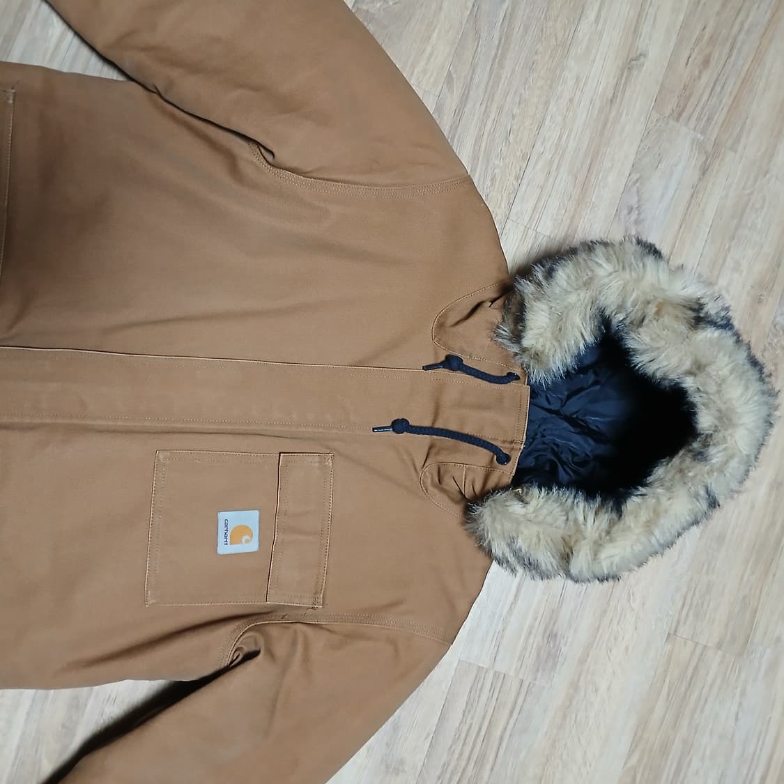 칼하트 시베리안 캔버스 파카 패딩 누빔 점퍼 상품이미지4