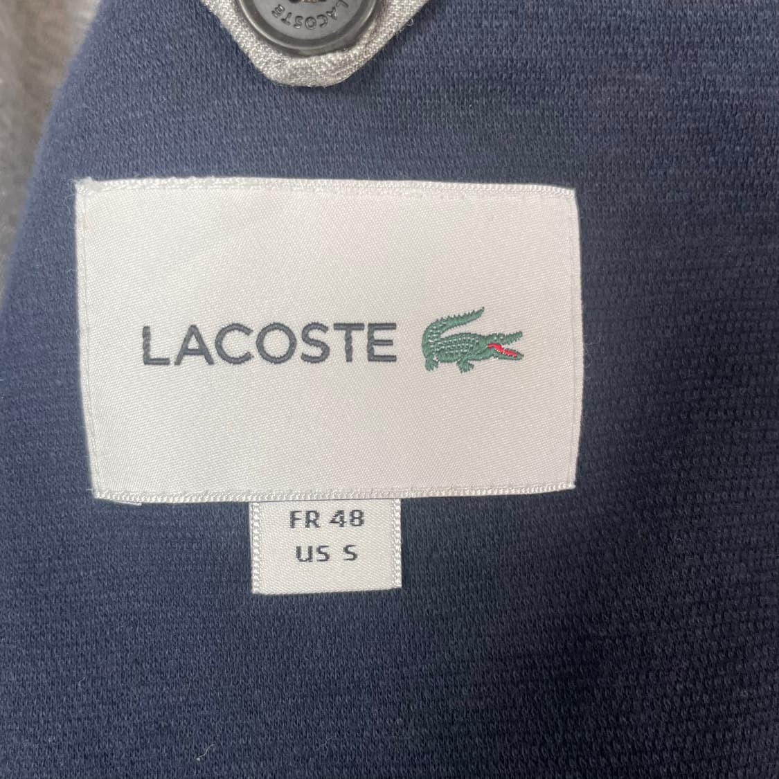 라코스테 네이비 블레이저 자켓 S 상품이미지5