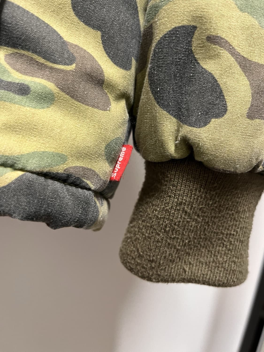 슈프림 이글 패치 퀼팅 카모 자켓 상품이미지5