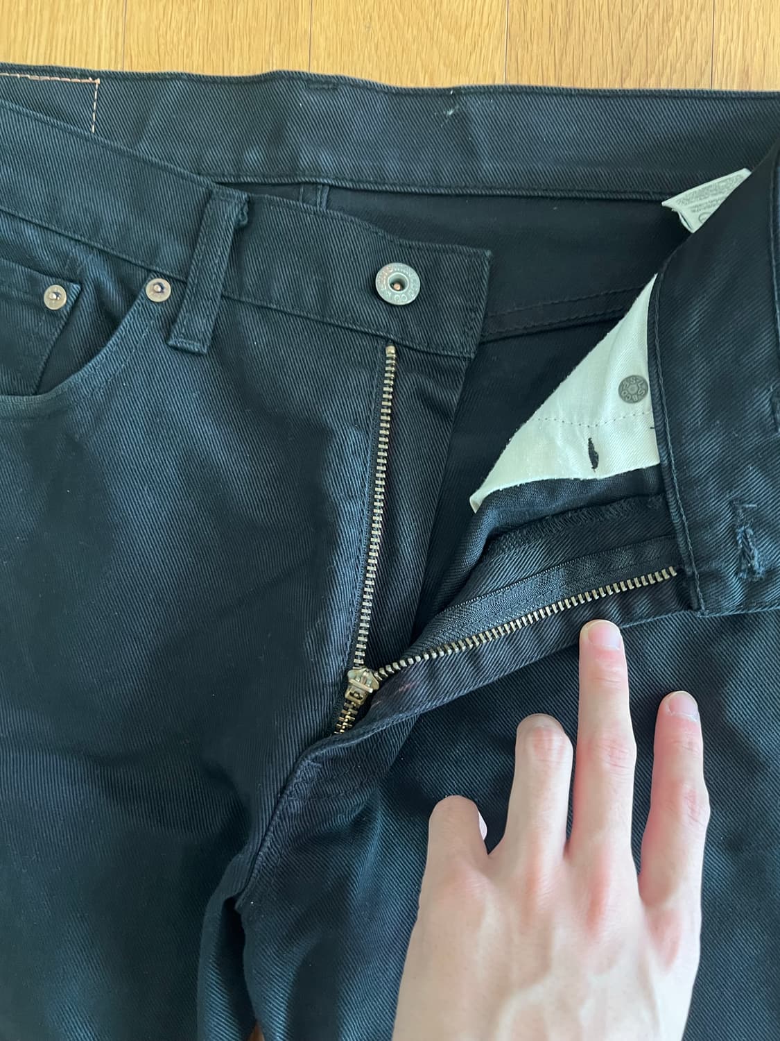 Levi’s 502 Black 33 상품이미지5