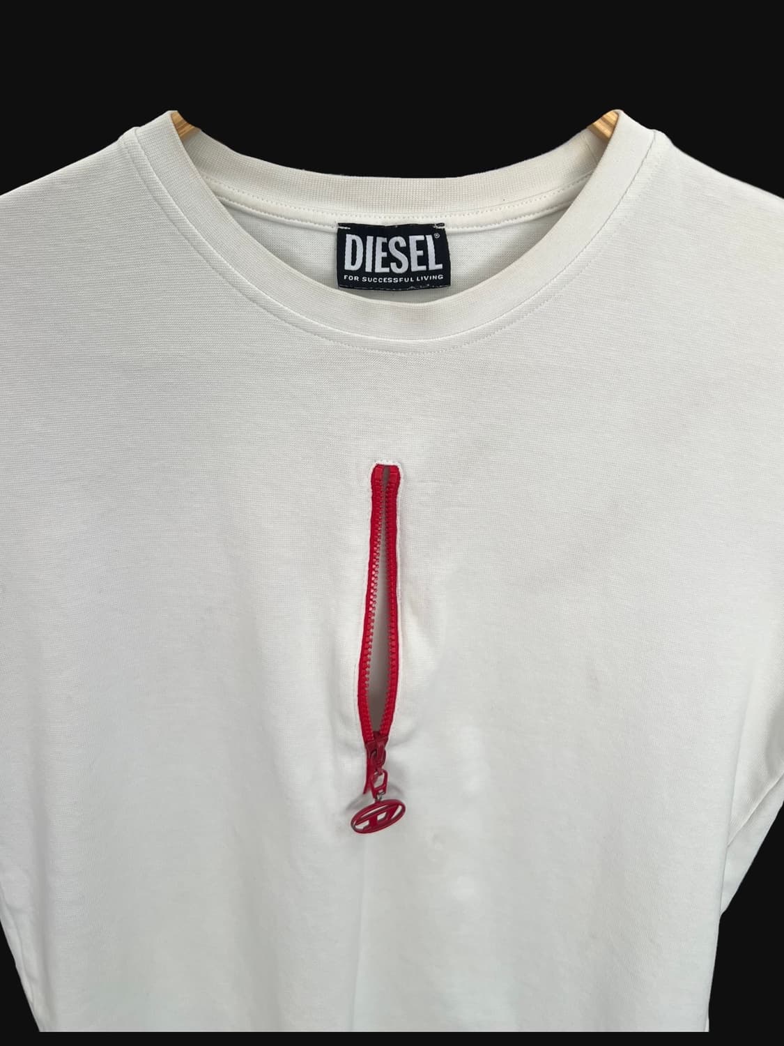 디젤 T-VAZY센터 지퍼 숏슬리브 상품이미지7