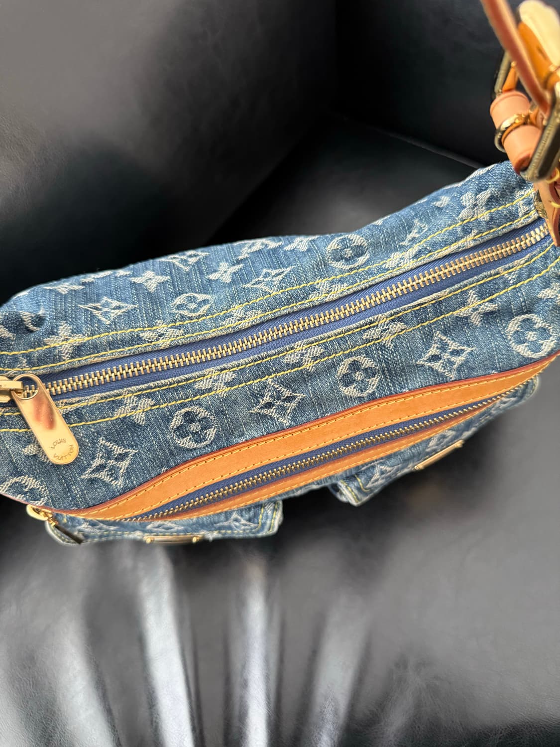 루이비통 데님 배기백 pm (감정서포함) 상품이미지9