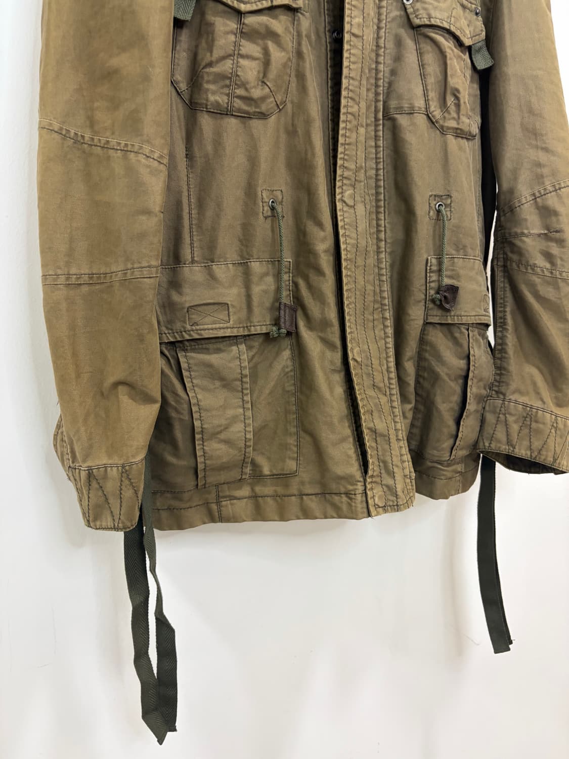 PPFM 카키 퍼 후드 야상 자켓 상품이미지6