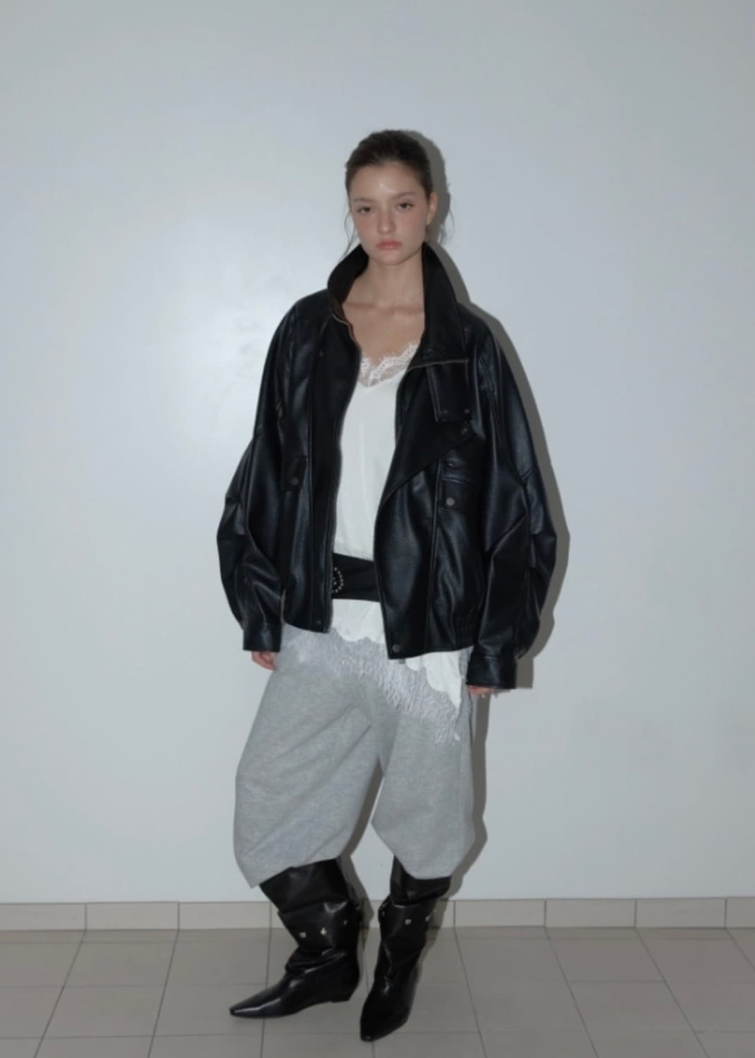 아수라 HERITAGE LEATHER JUMPER 레더자켓 상품이미지1