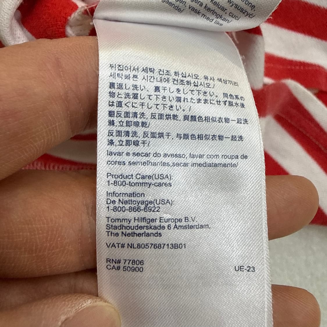 164 타미힐피거 스트라이프 반팔 티셔츠 0323T 상품이미지4