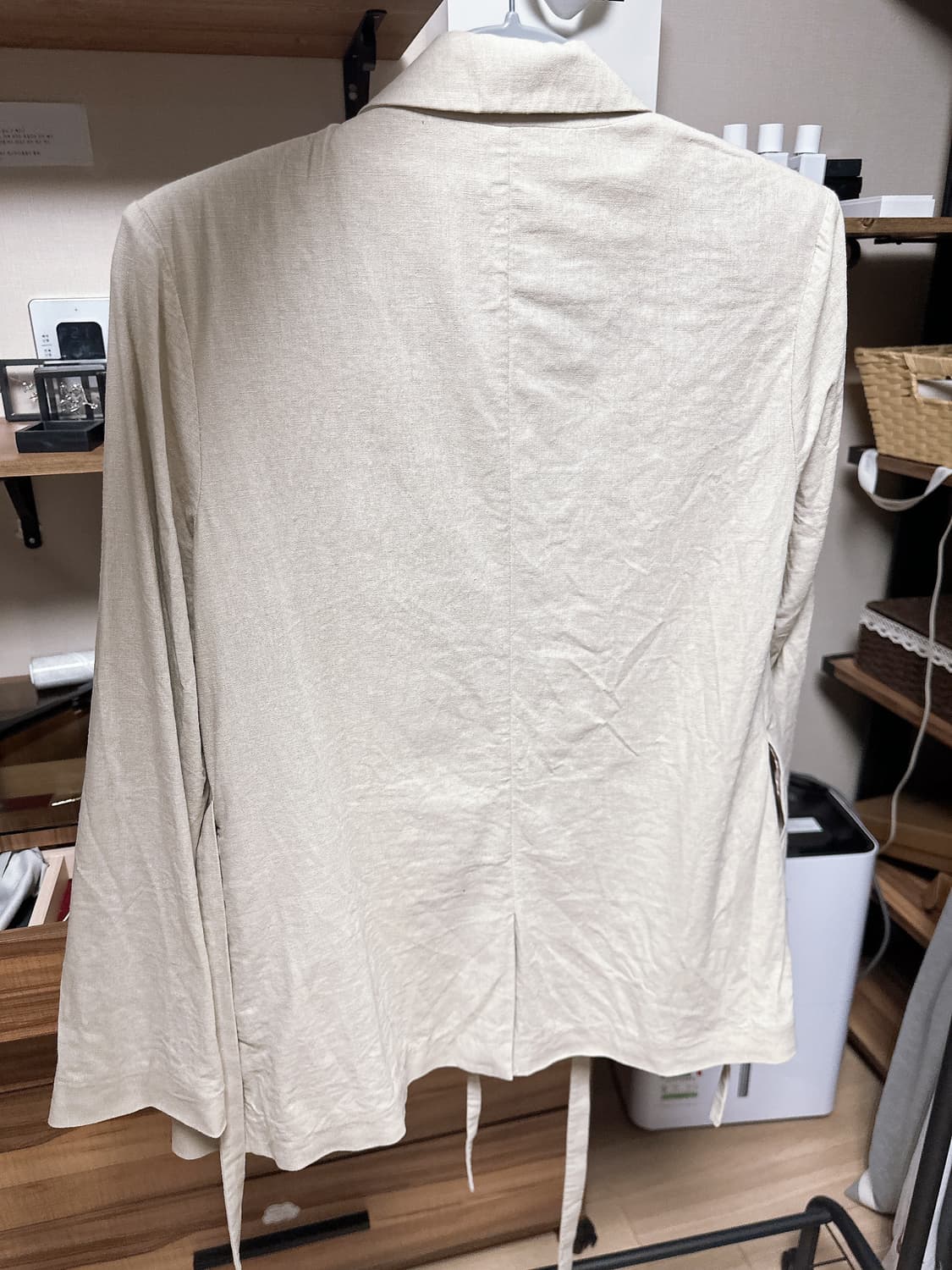 난닝구 베이지 린넨 자켓 FREE 상품이미지6