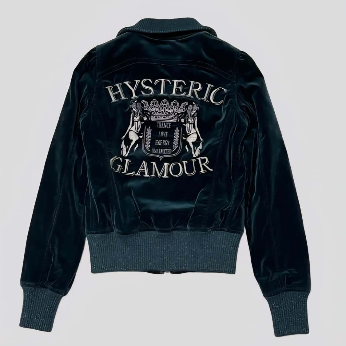히스테릭글래머 HYSTERIC GLAMOUR 벨벳 블루종 상품이미지2