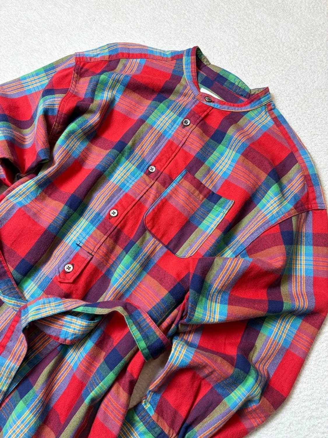 엔지니어드가먼츠 우먼스 플란넬 체크 원피스 PN6527    상품이미지2