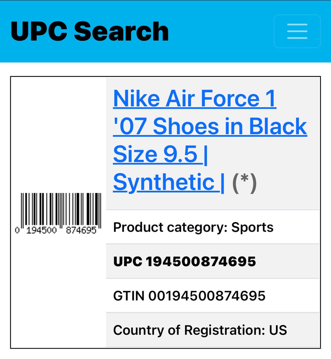 나이키 에어포스1 올검/블랙 US9.5 (275) 상품이미지8