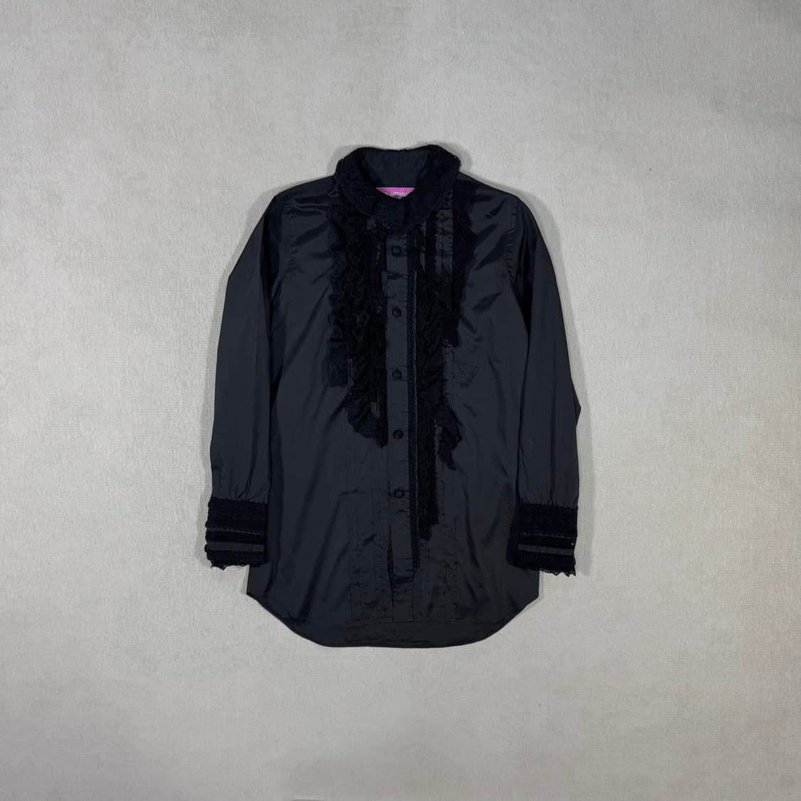 Ruffle Long Sleeve Shirt 상품이미지1