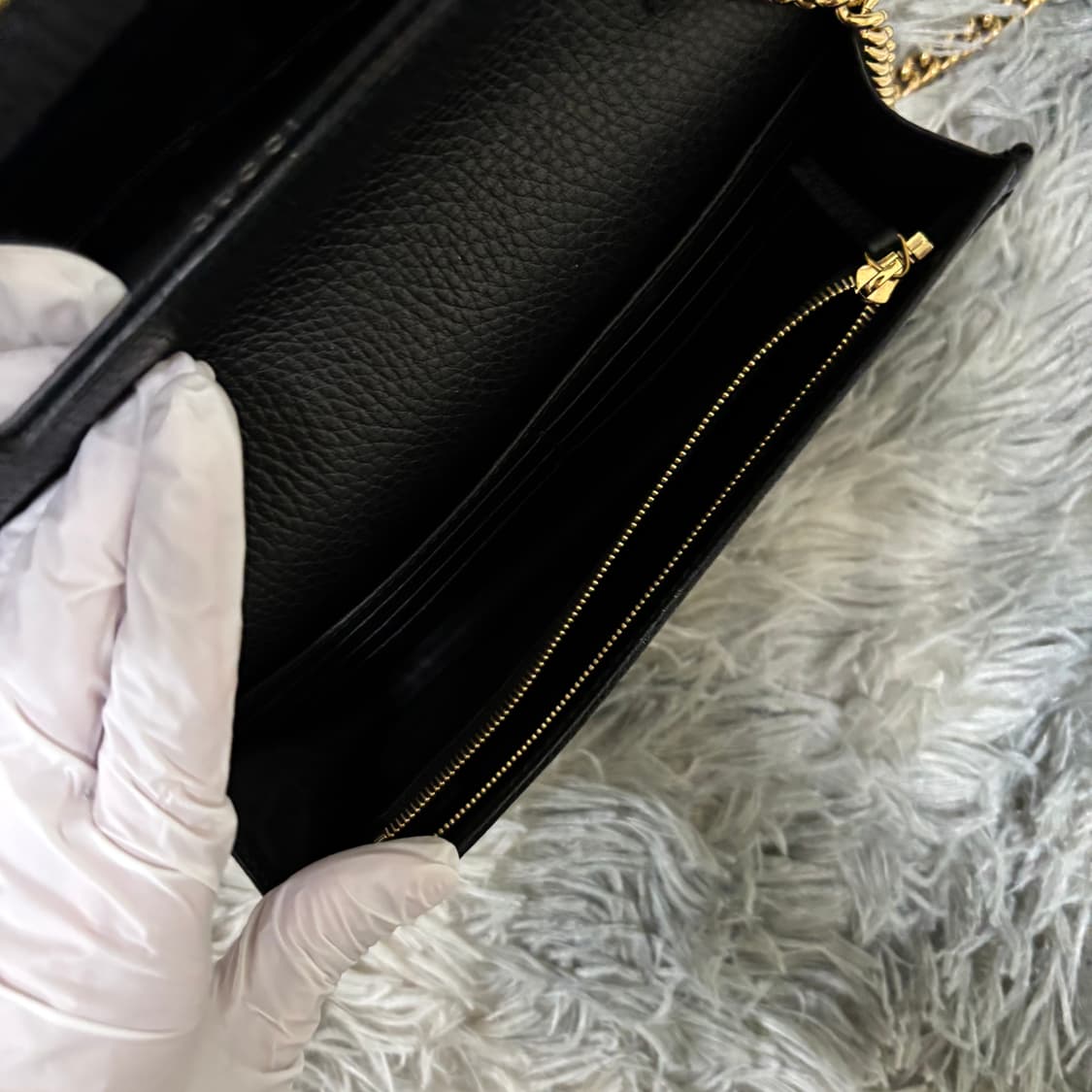 S급 구찌 GG 마몽(마몬트) 레더 체인백 급처 상품이미지5