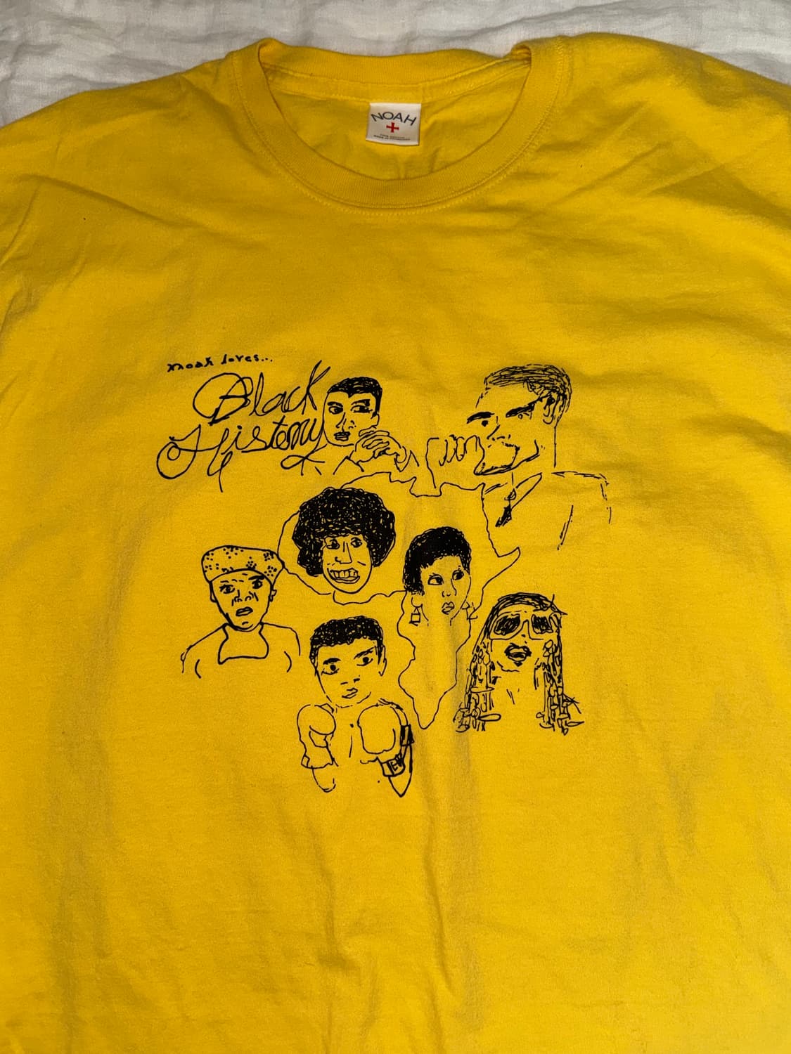 노아 블랙 히스토리 옐로우 XL 상품이미지2