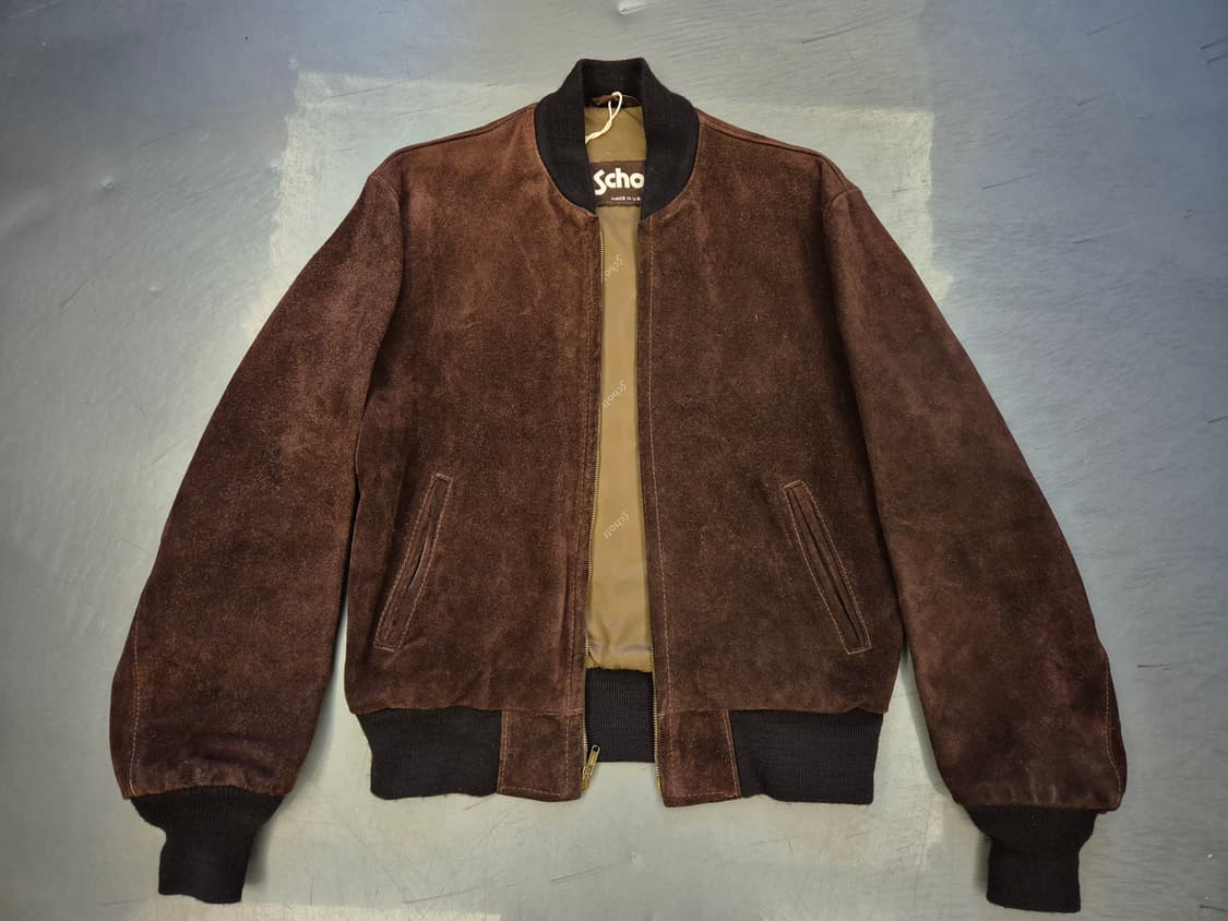 90s SCHOTT 스웨이드 레더 자켓 상품이미지1