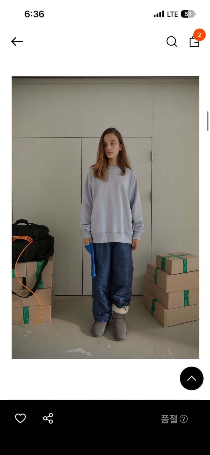 노컨텐츠 two-tone windbreaker pants_Navy 상품이미지2