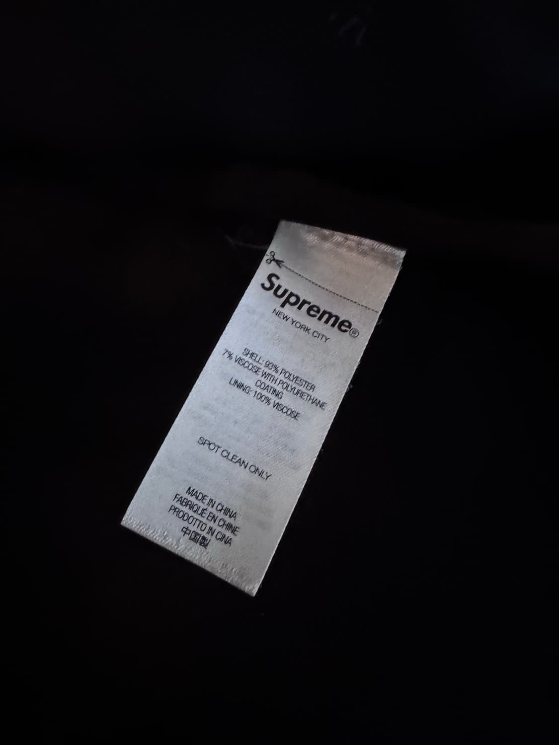 슈프림 croc 카코트 블랙 L 상품이미지5