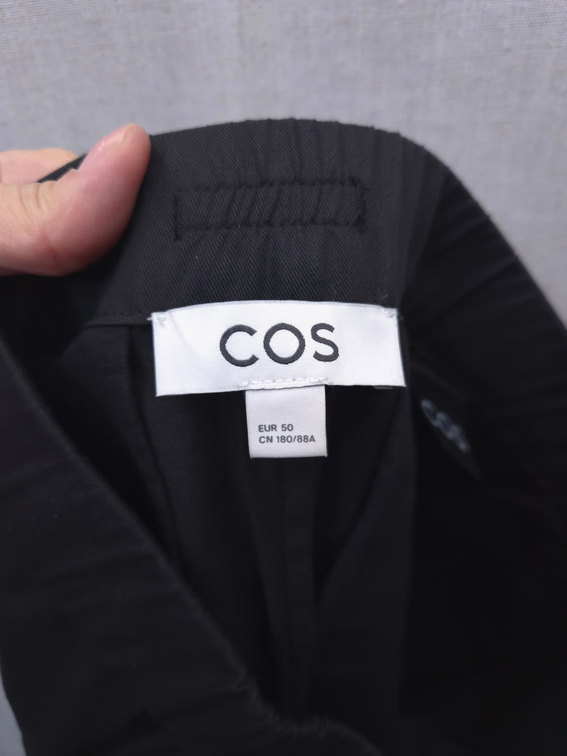 코스 블랙 밴딩 바지 상품이미지3