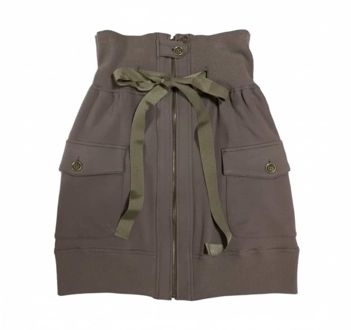 Y2k 모리 갸루 니혼진 미디스커트 상품이미지1