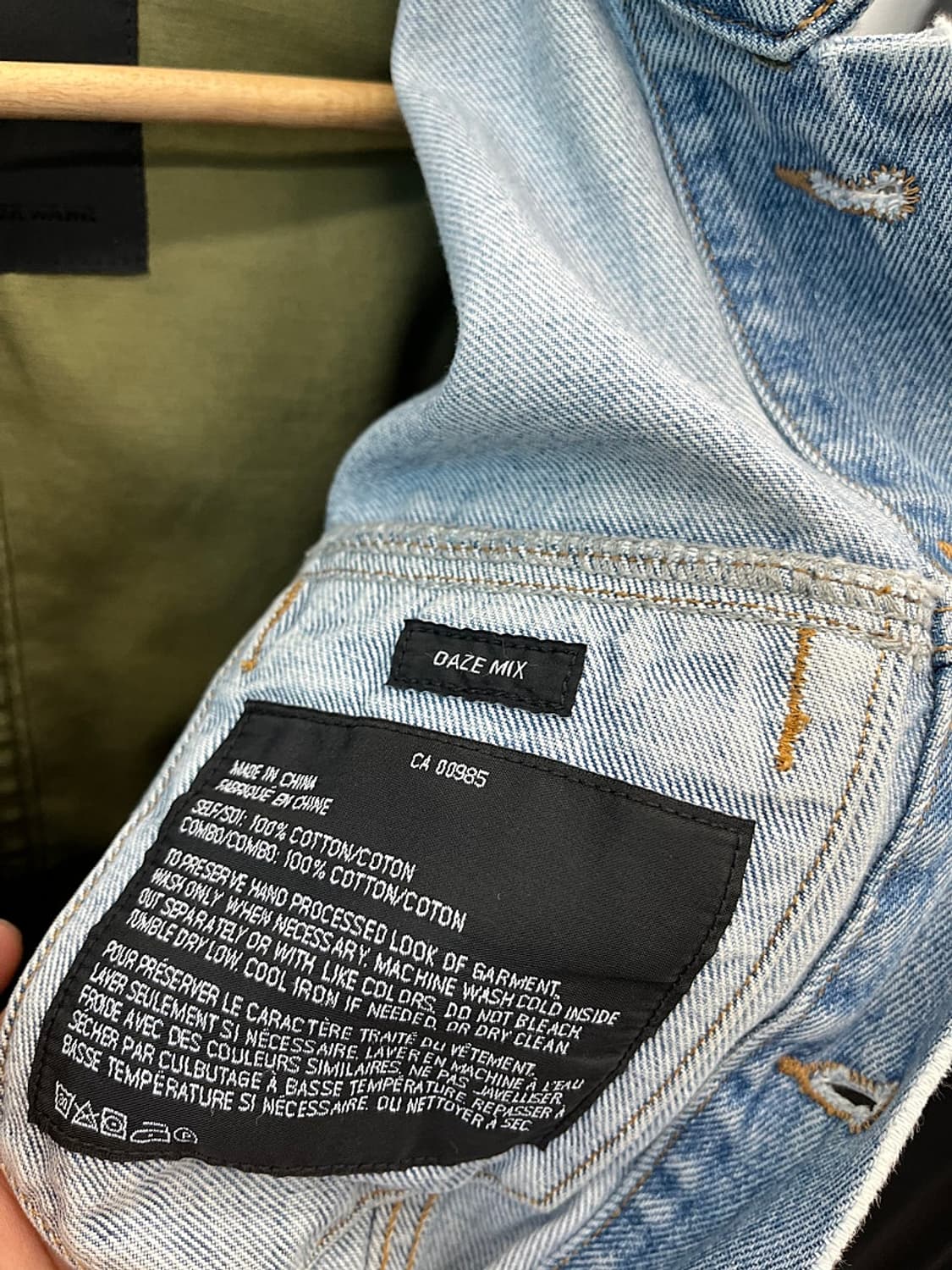 알렉산더왕 데님믹스 야상자켓  상품이미지7