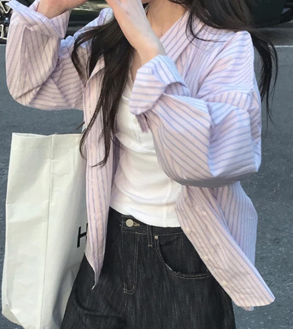 미니포에 피버 스트라이프 셔츠 상품이미지1