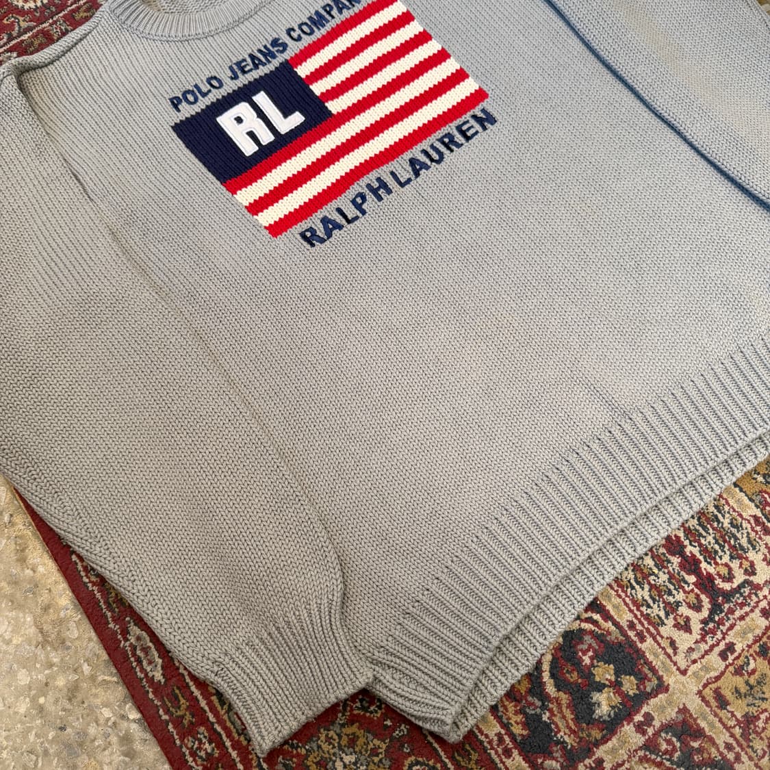 90s 폴로 진스 성조기 니트 [ 105 ] 상품이미지4