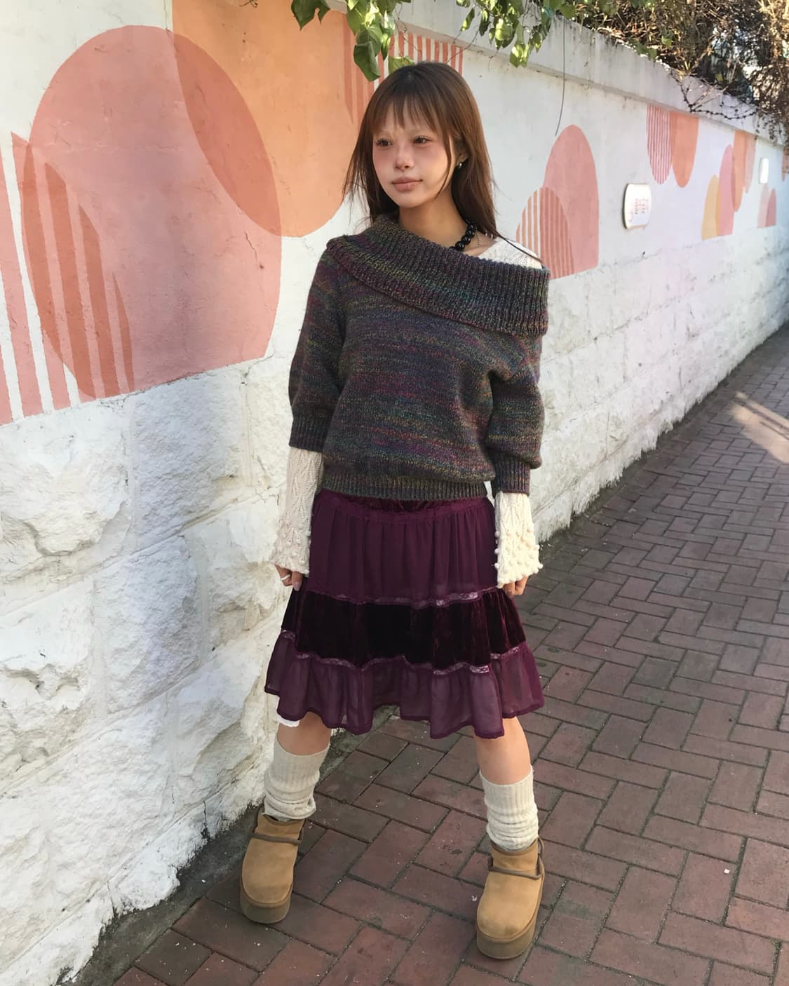 🎀레인보우 원숄더 코디 세트 🎀 상품이미지1