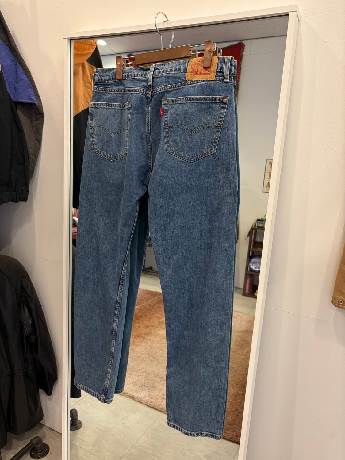 Levis 리바이스 505 블랭크탭 데님 팬츠 (34inch) 상품이미지5