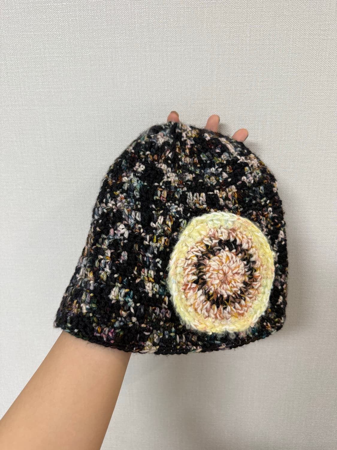 핸드메이드 니트패치 비니  상품이미지2