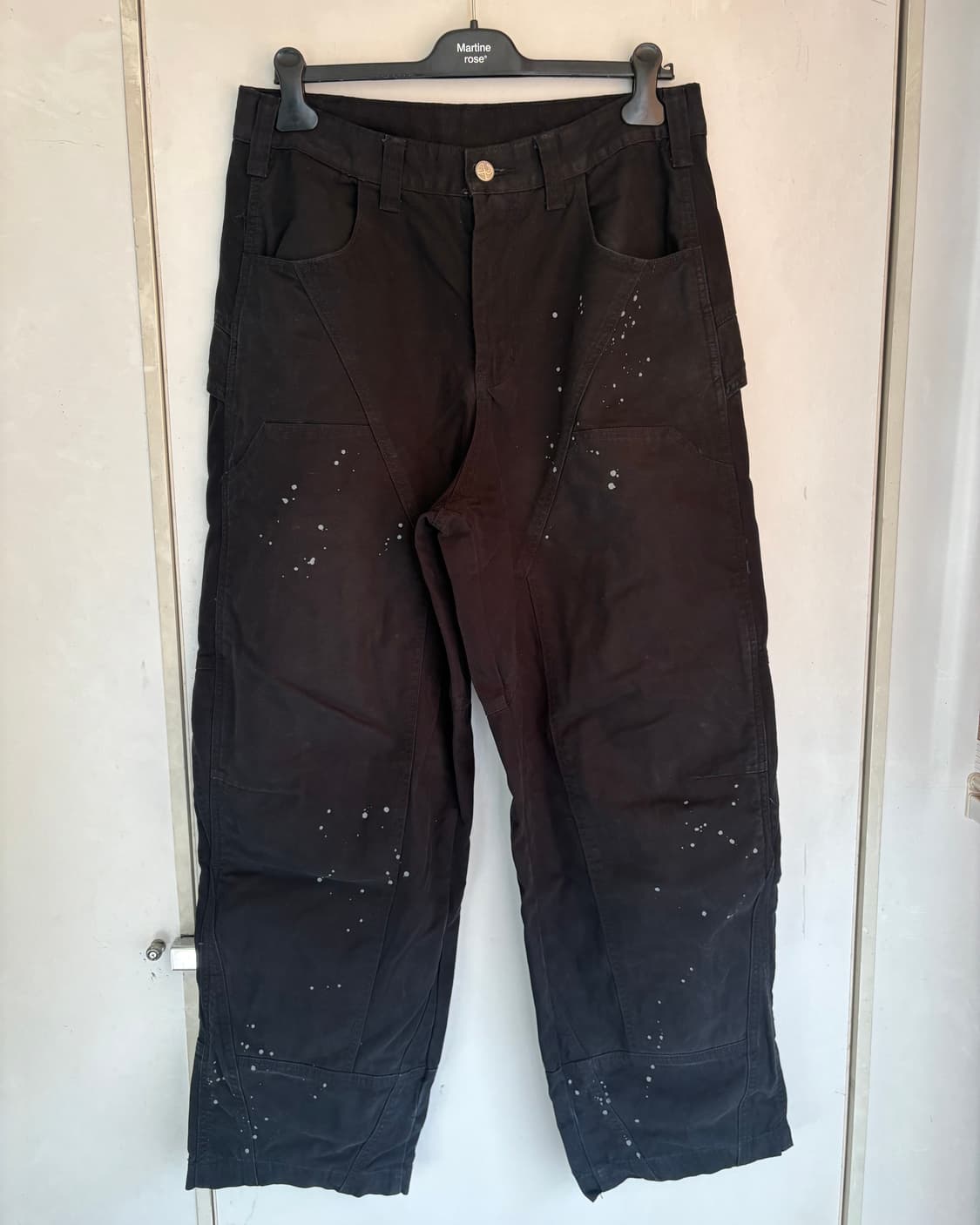 노매뉴얼 페인티드 더블니 팬츠 L  상품이미지1