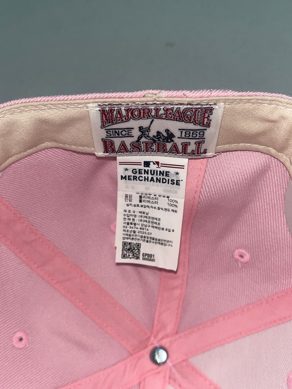 [카리나&TWS PICK]시그니처 스트럭쳐 볼캡 뉴욕양키스 상품이미지5