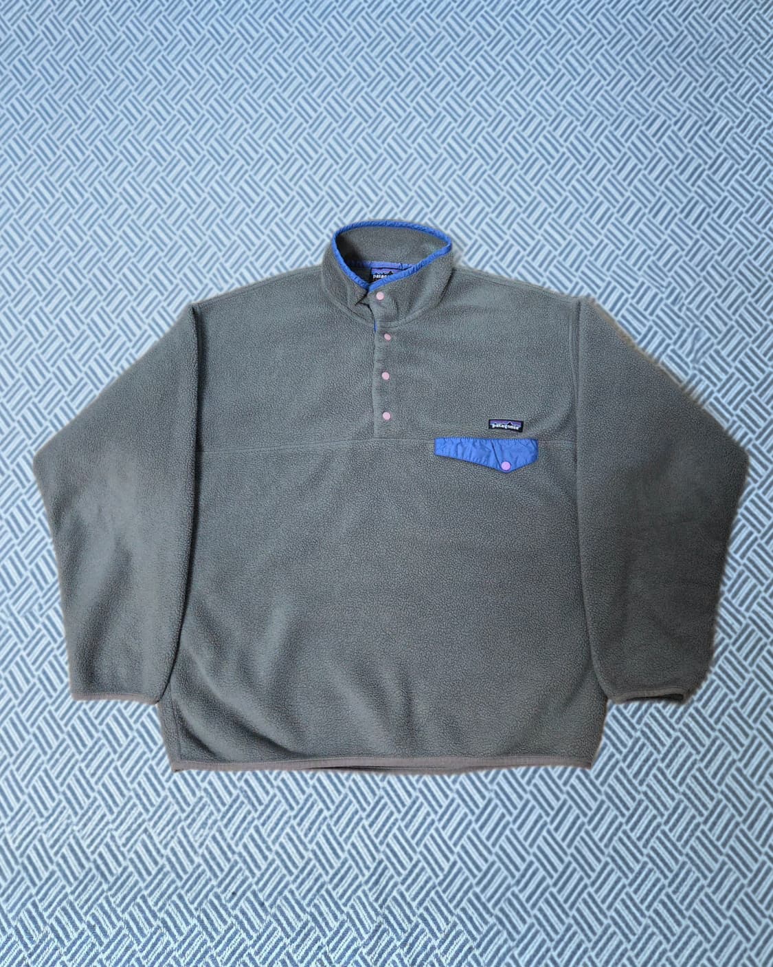 (L)파타고니아 그레이 블루 빈티지 신칠라 플리스 상품이미지1