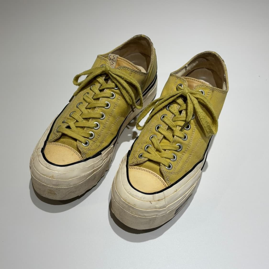 9) 비즈빔 visvim 스캐그웨이 지패턴 옐로우 상품이미지2