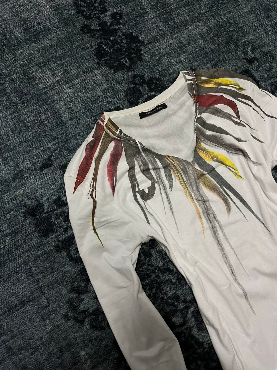 14th addiction feather printing cut sew 상품이미지2