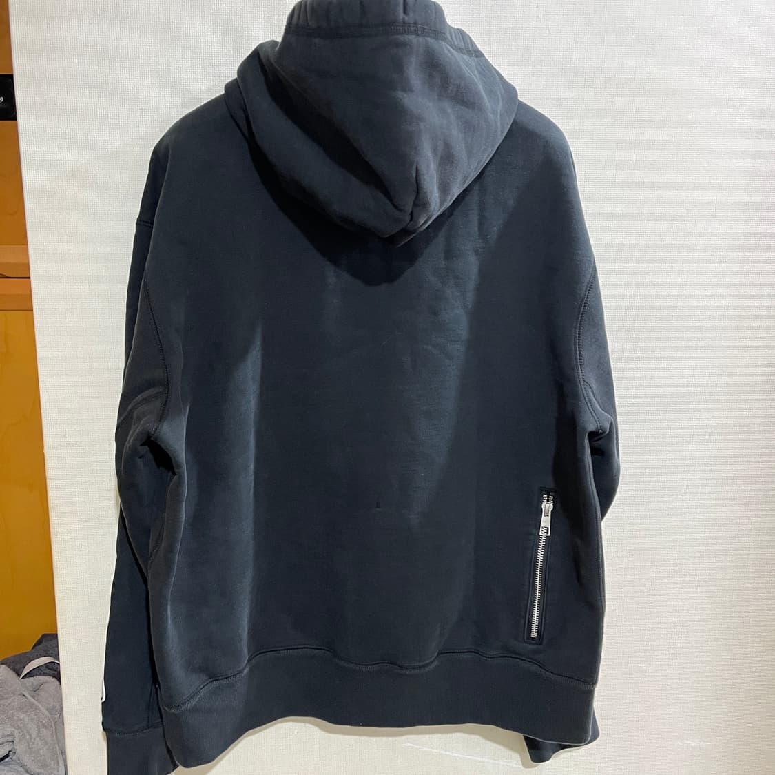 (L) 나이키 에어모지 후드 티셔츠 블랙 상품이미지2