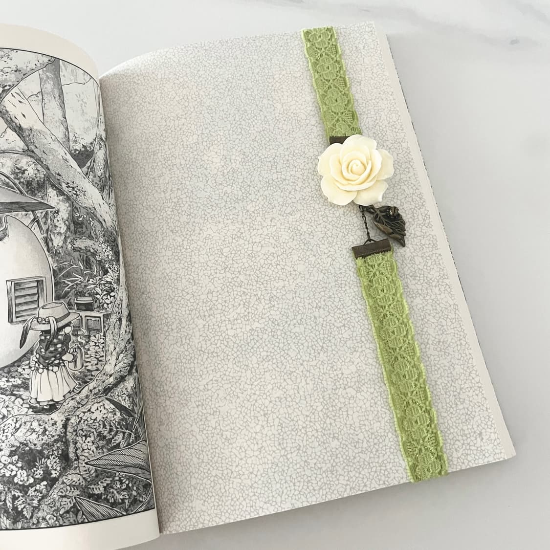 리본 펜던트 북밴드 ⊰garden⊱ book-band 상품이미지4