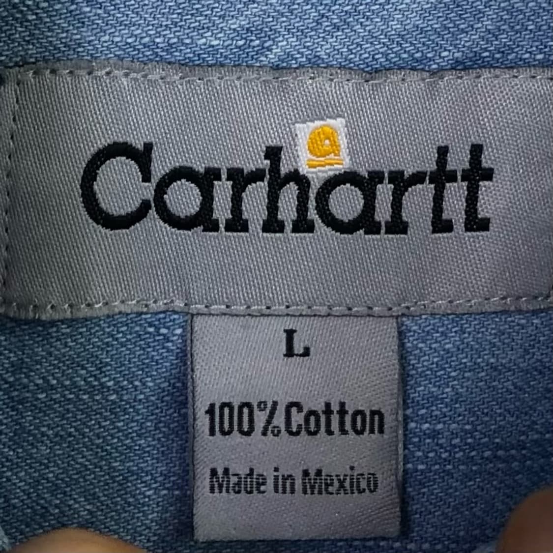 105 칼하트 데님 셔츠 상품이미지3