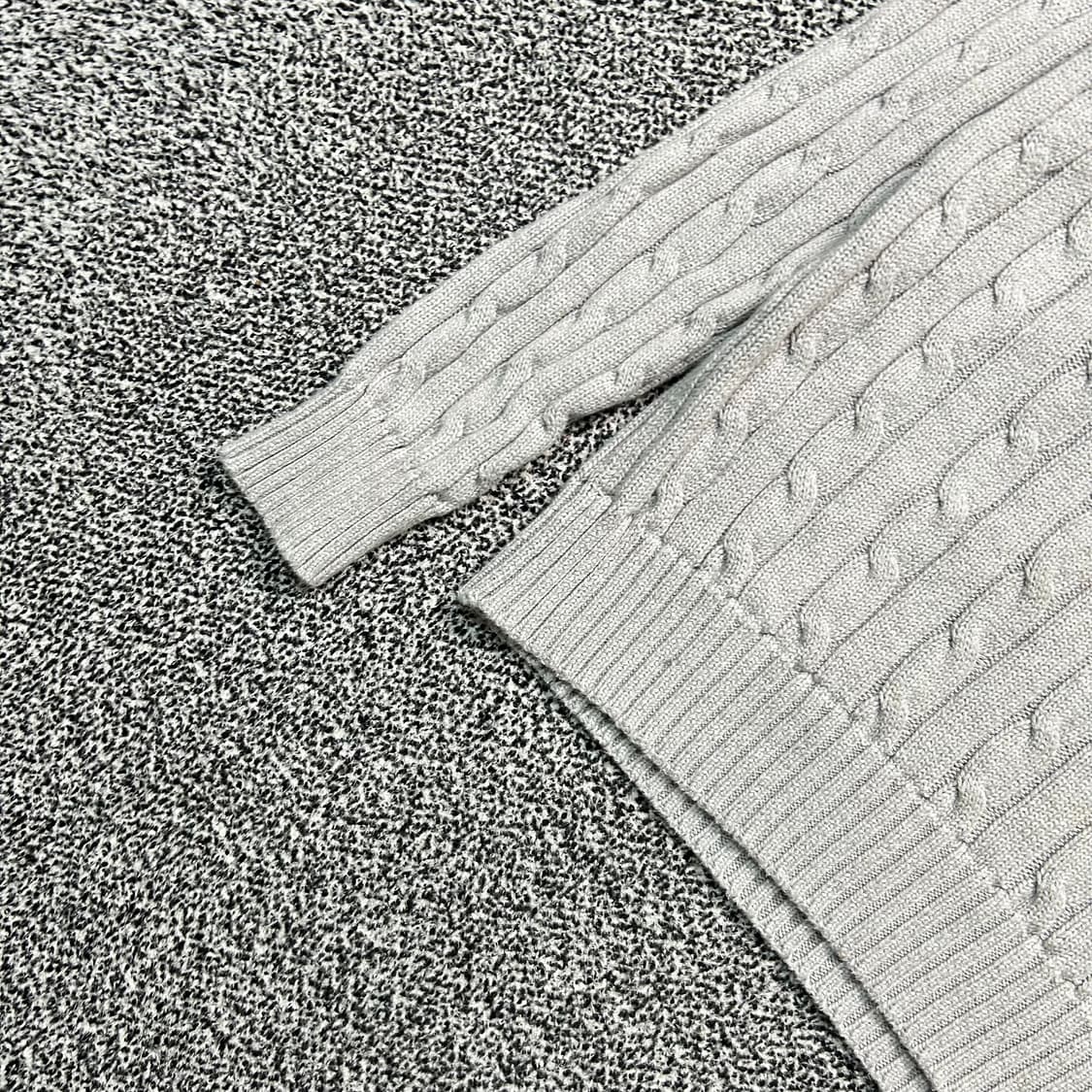 폴로 랄프로렌 그레이 케이블 브이넥 니트 상품이미지3