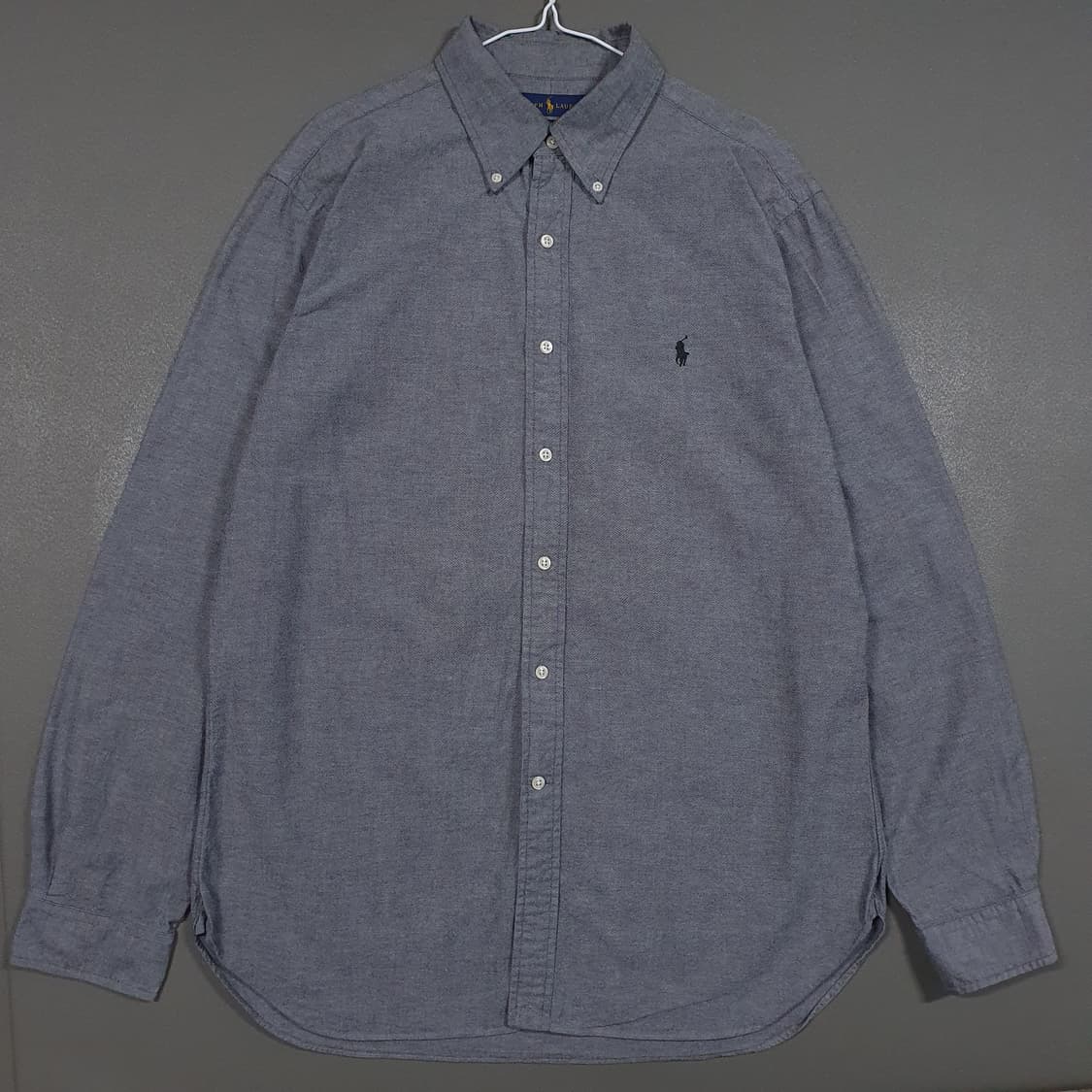 실측 XL) 폴로 랄프로렌 신형 포니 버튼다운 스트레치 옥스포드 셔츠 상품이미지1