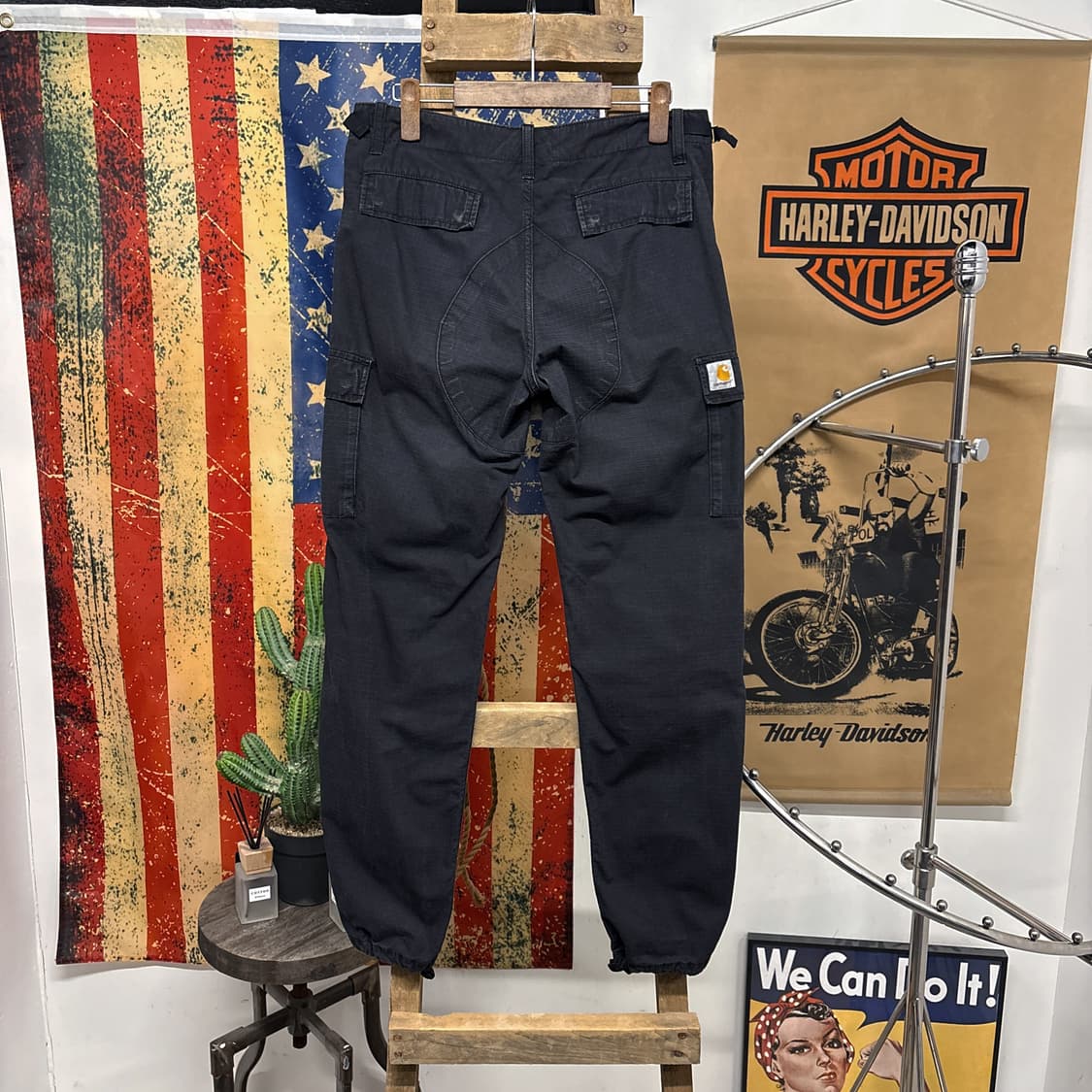 칼하트WIP 에비에이션 코튼 립스탑 카고팬츠 비조 N760 상품이미지2