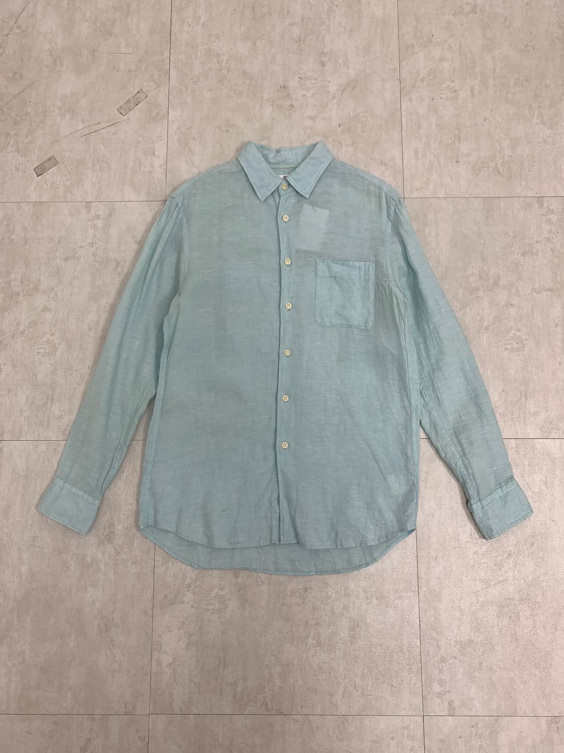 Uniqlo 민트색 셔츠 #834 상품이미지1