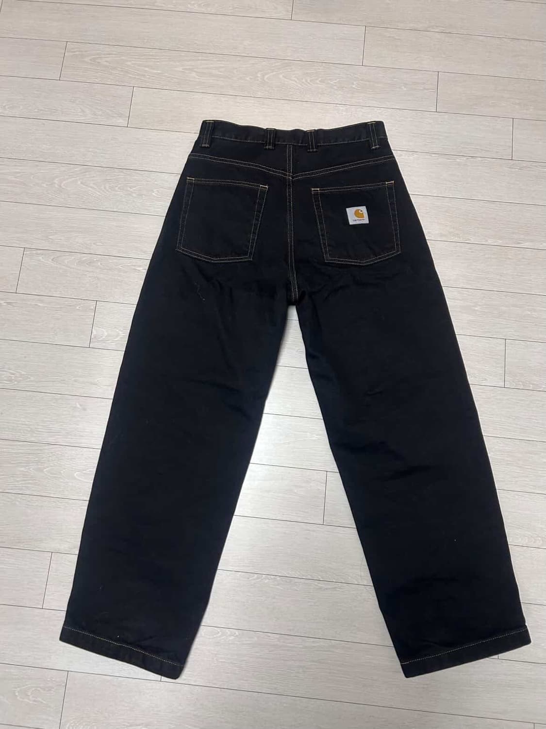 칼하트 브랜든 팬츠 블랙 린스드 xs 상품이미지2