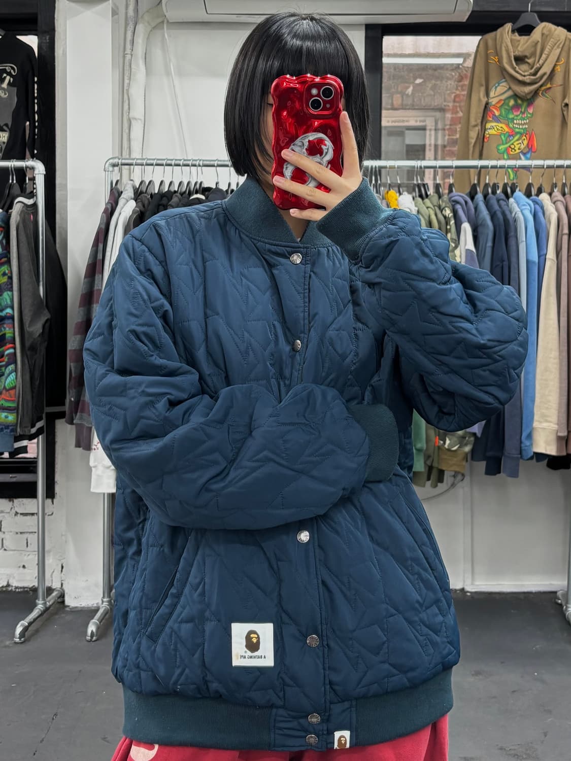 베이프 리버시블 빅사루 바시티  상품이미지8