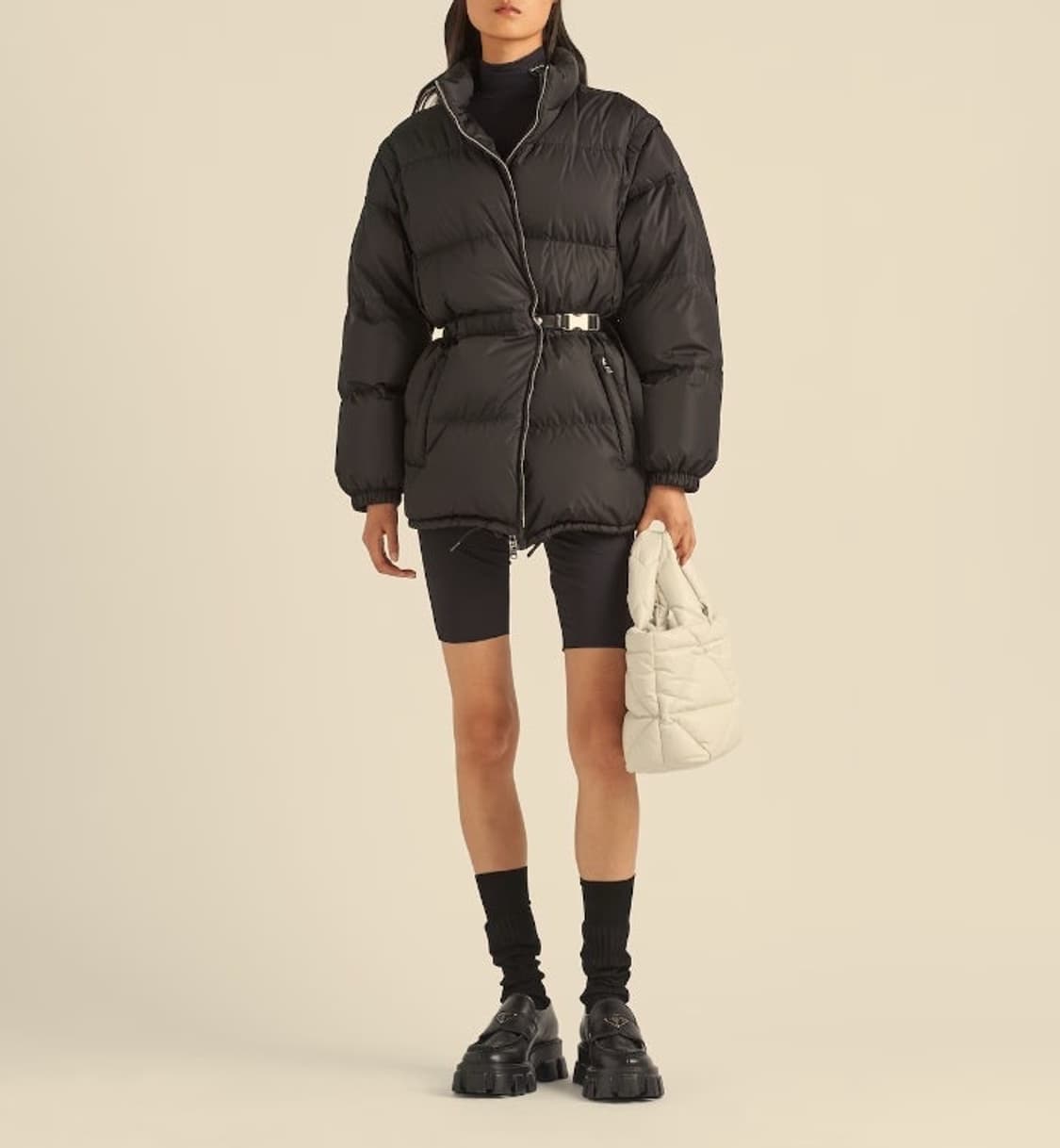 프라다 prada 리나일론 푸퍼자켓(패딩) 42사이즈 상품이미지9