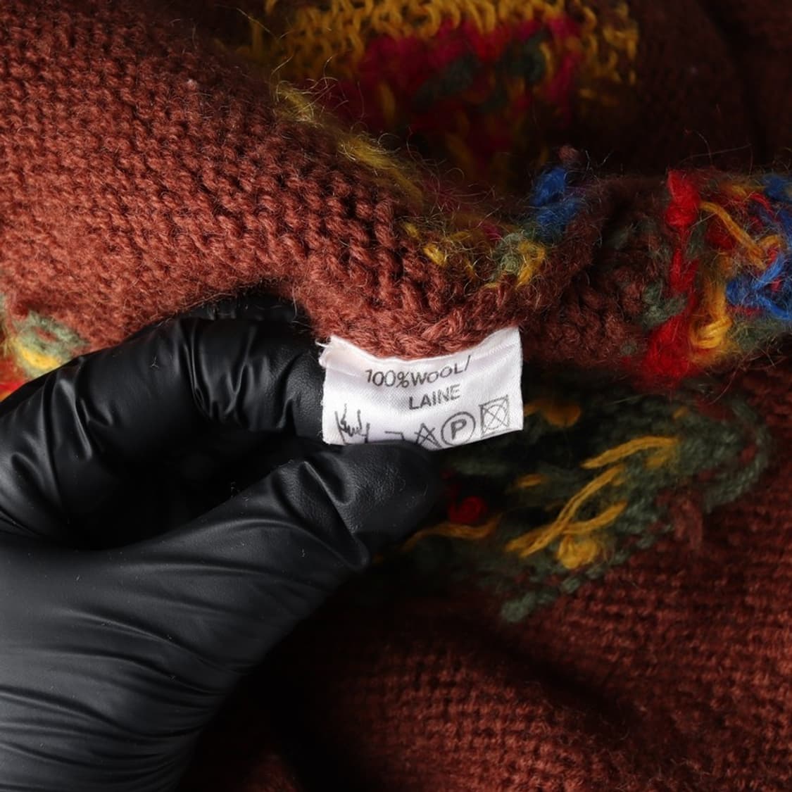 폴린블루 빈티지 페이즐리 울 니트 스웨터 상품이미지6