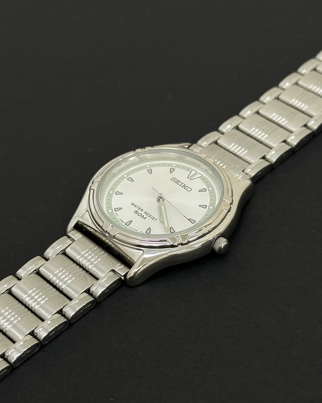 세이코 라운드 쿼츠 시계 상품이미지5